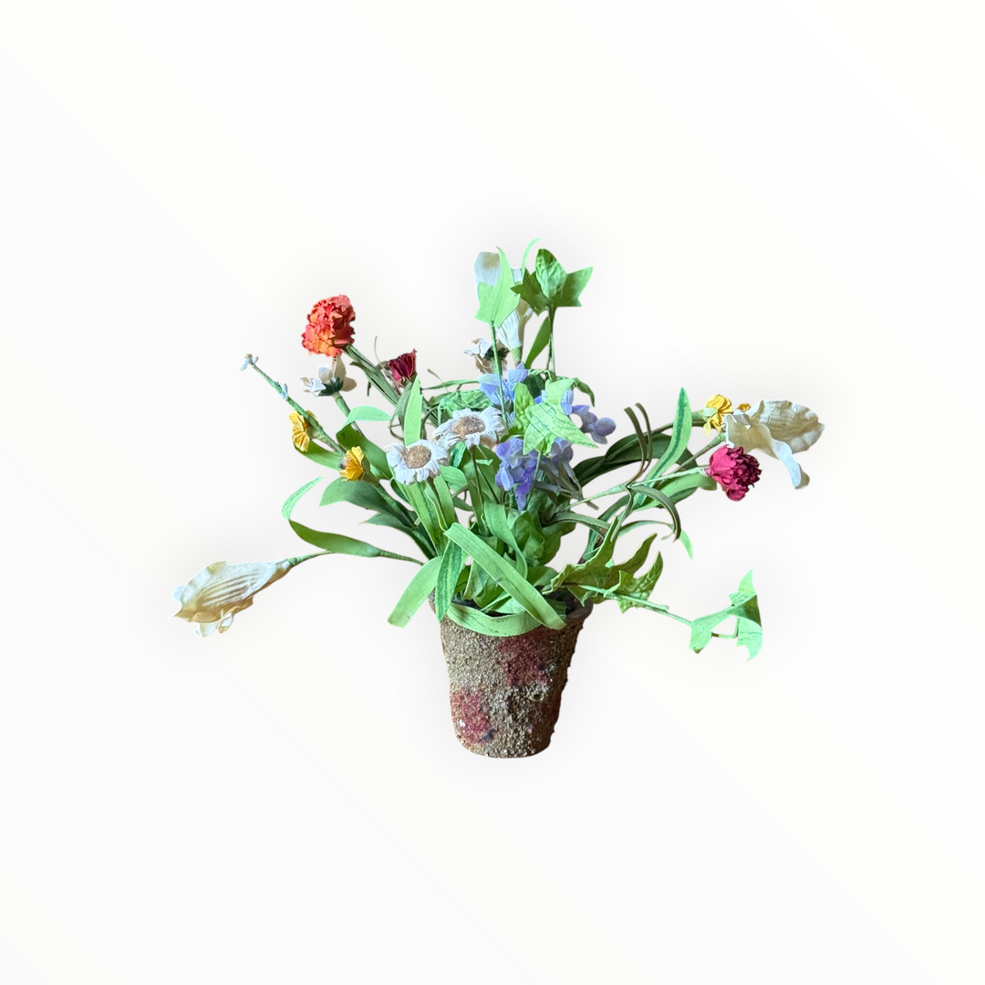 Small Faux Potted Wild Flower
