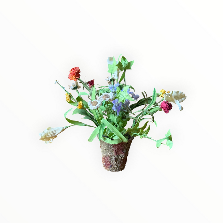 Small Faux Potted Wild Flower