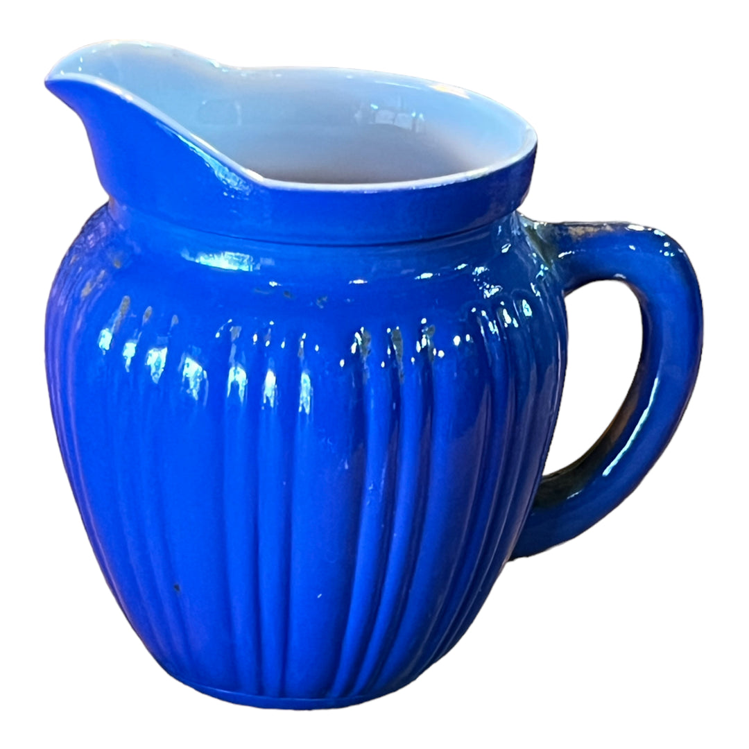 Hazel Atlas Cobalt Milk Pitcher