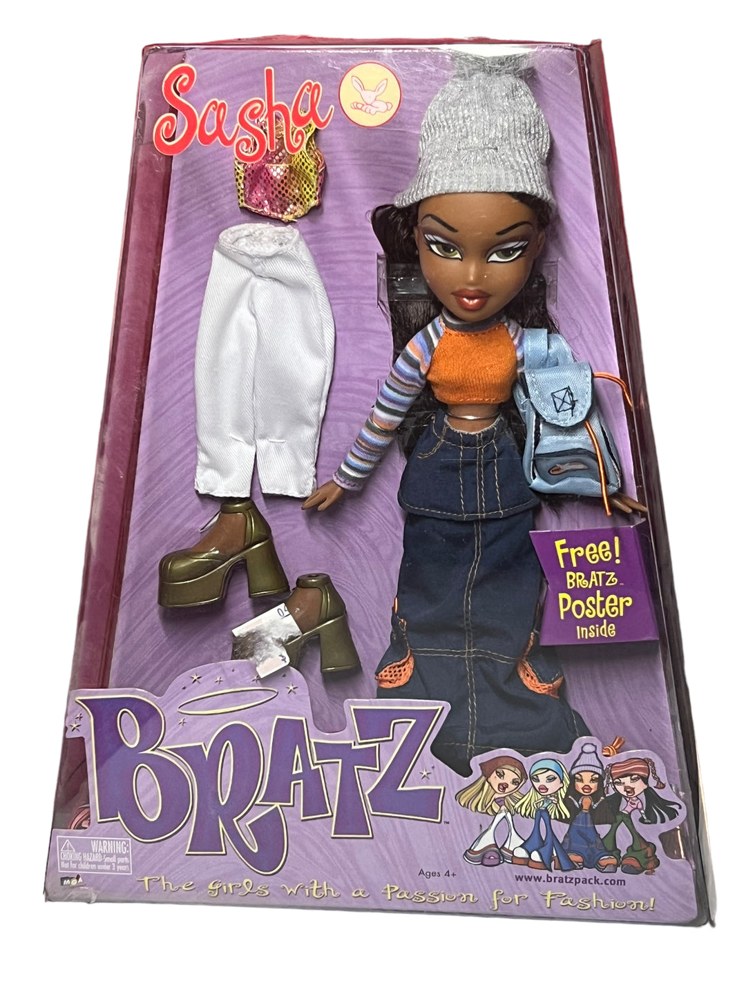 2001 Bratz First Edition Sasha Doll New In Box