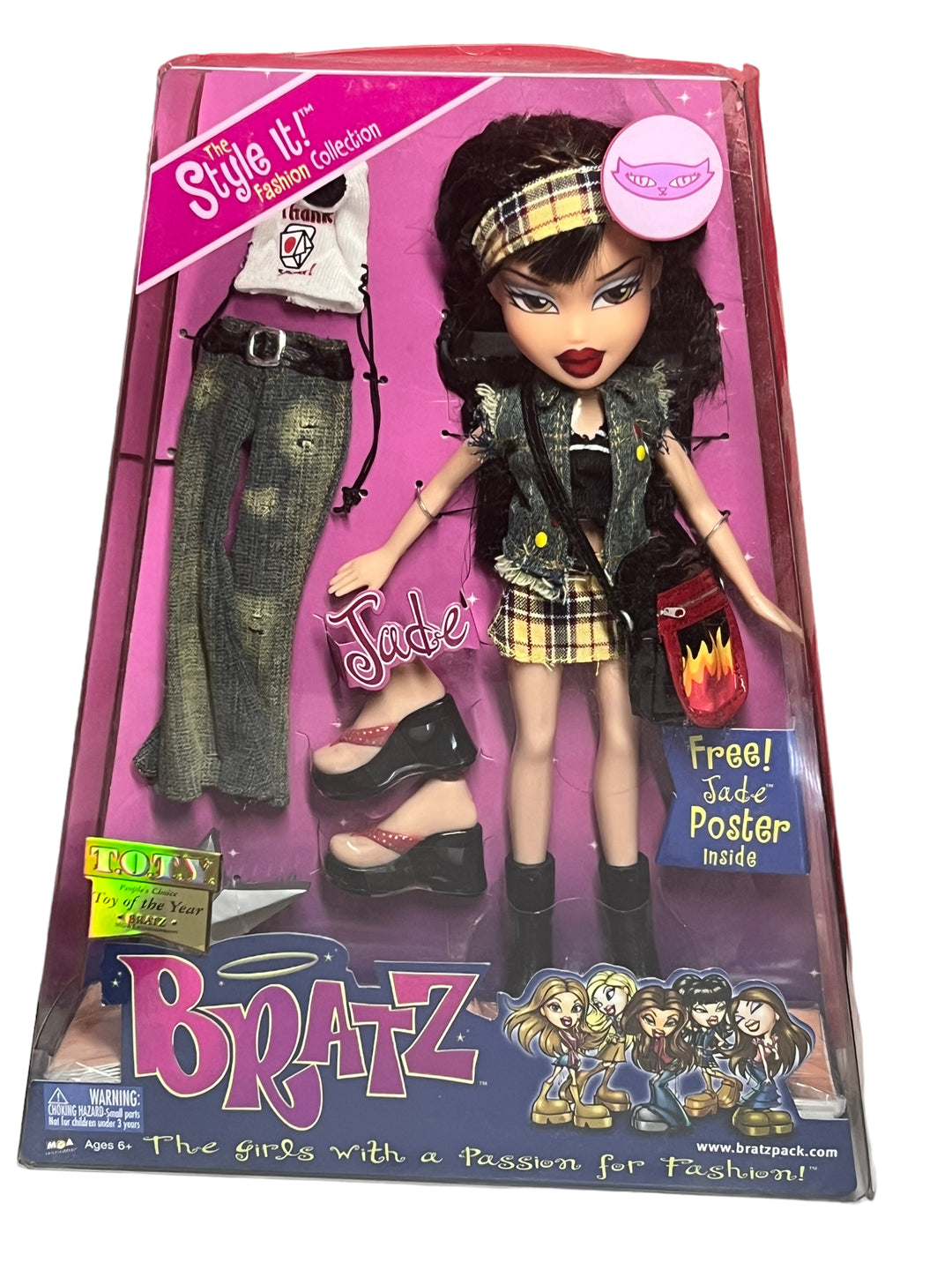 2003 Bratz Doll Style It Fashion Collection Jade Doll