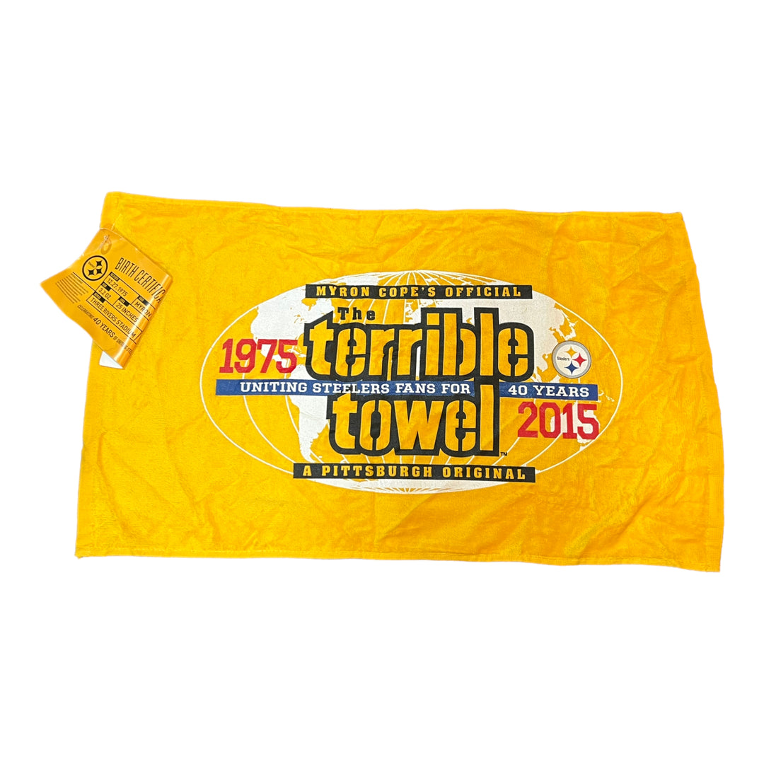 Pittsburgh Steelers Terrible Towel 1975-2015