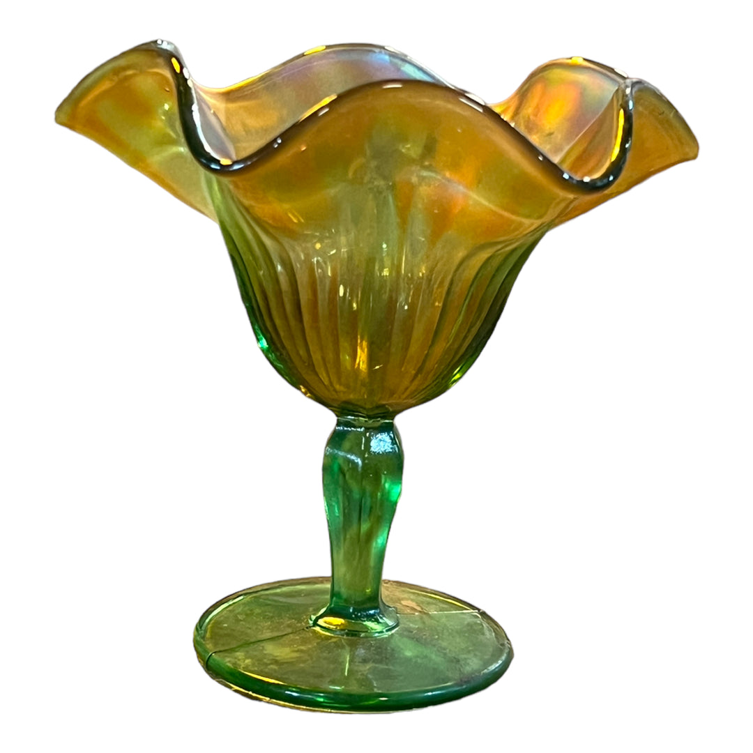 Northwood Carnival Glass Pedestal