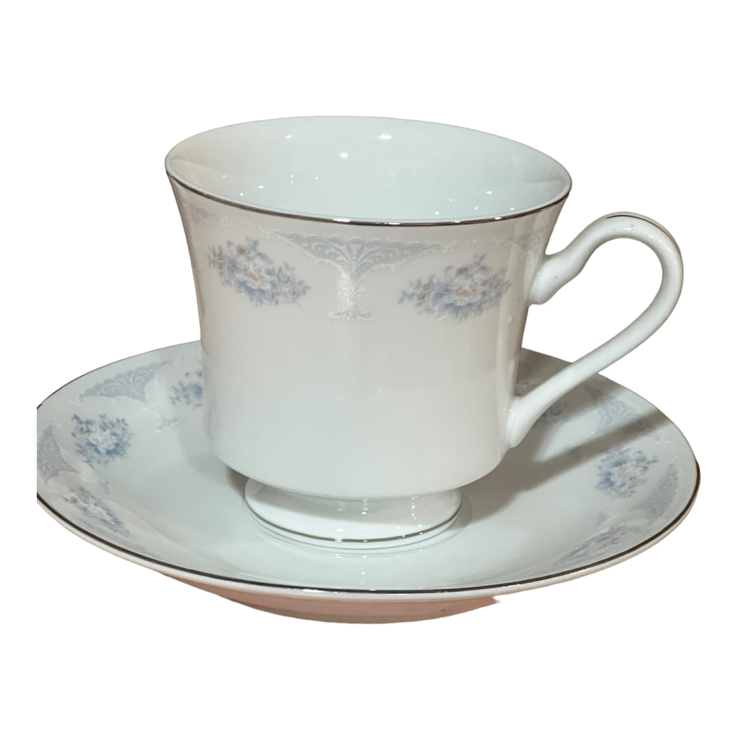 Silverie Sapphire Teacup and Saucer