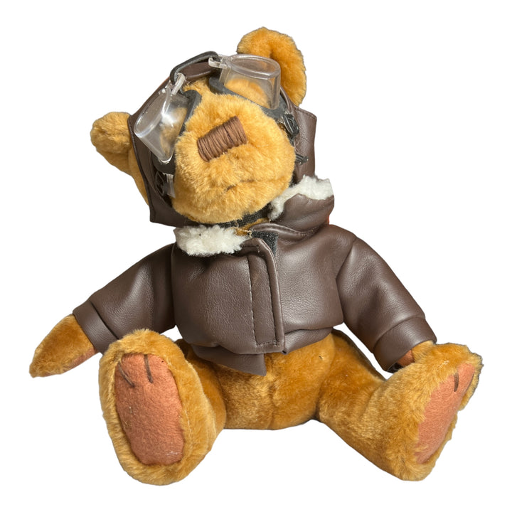 US Airways Teddy Bear Aviator Pilot Plush with Goggles Jacket & Cap