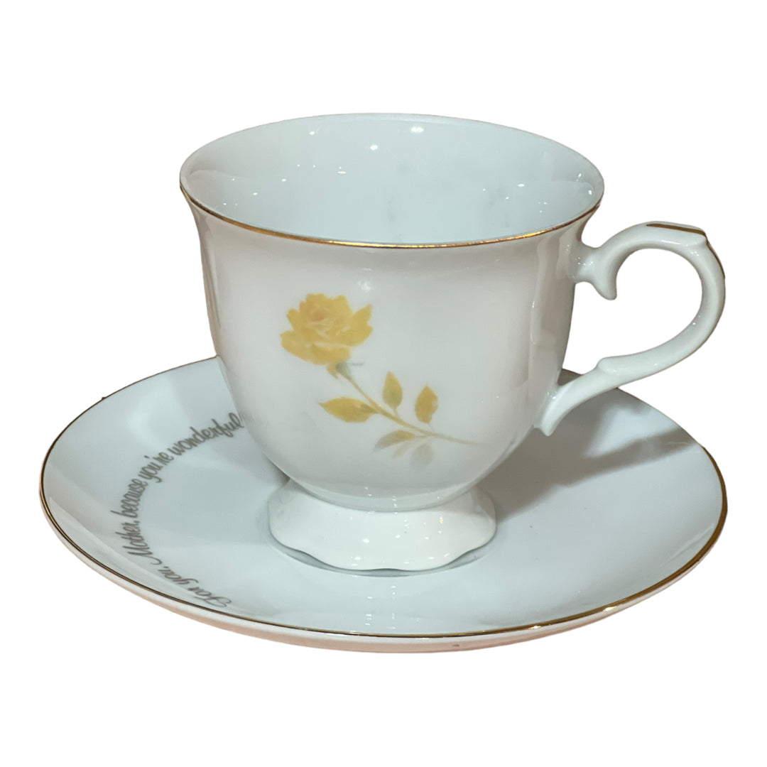 Designer Collection A Mother's Remembrance Teacup & Saucer