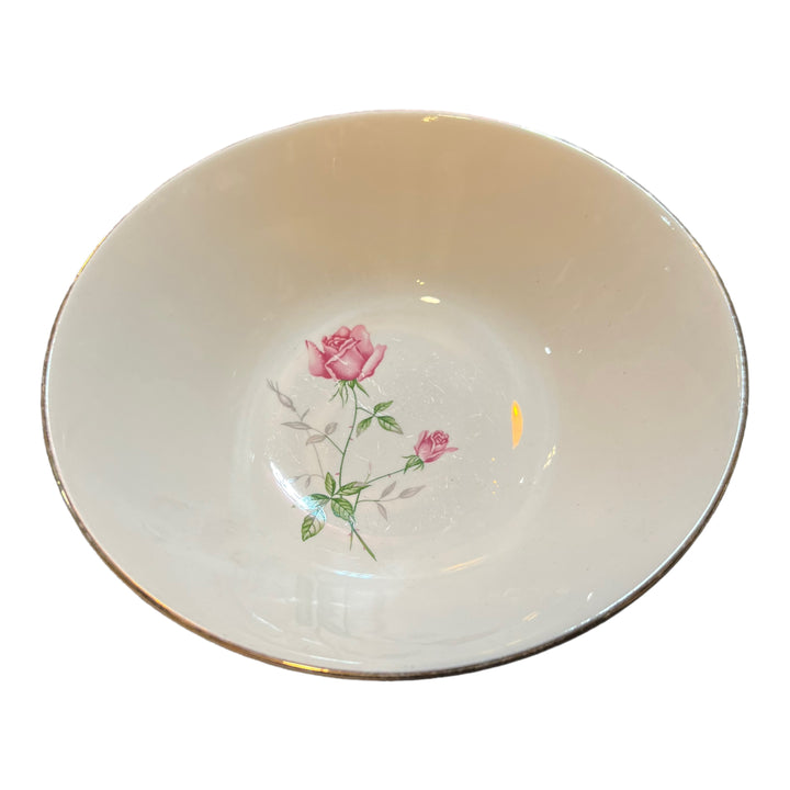 Unmarked Floral Bowl