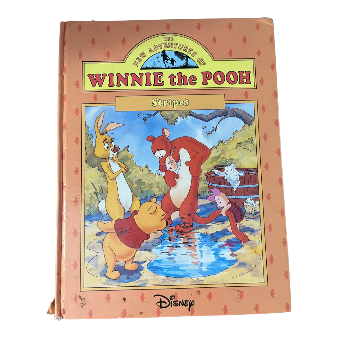 Disney Book - The New Adventures of Winnie the Pooh Stripes