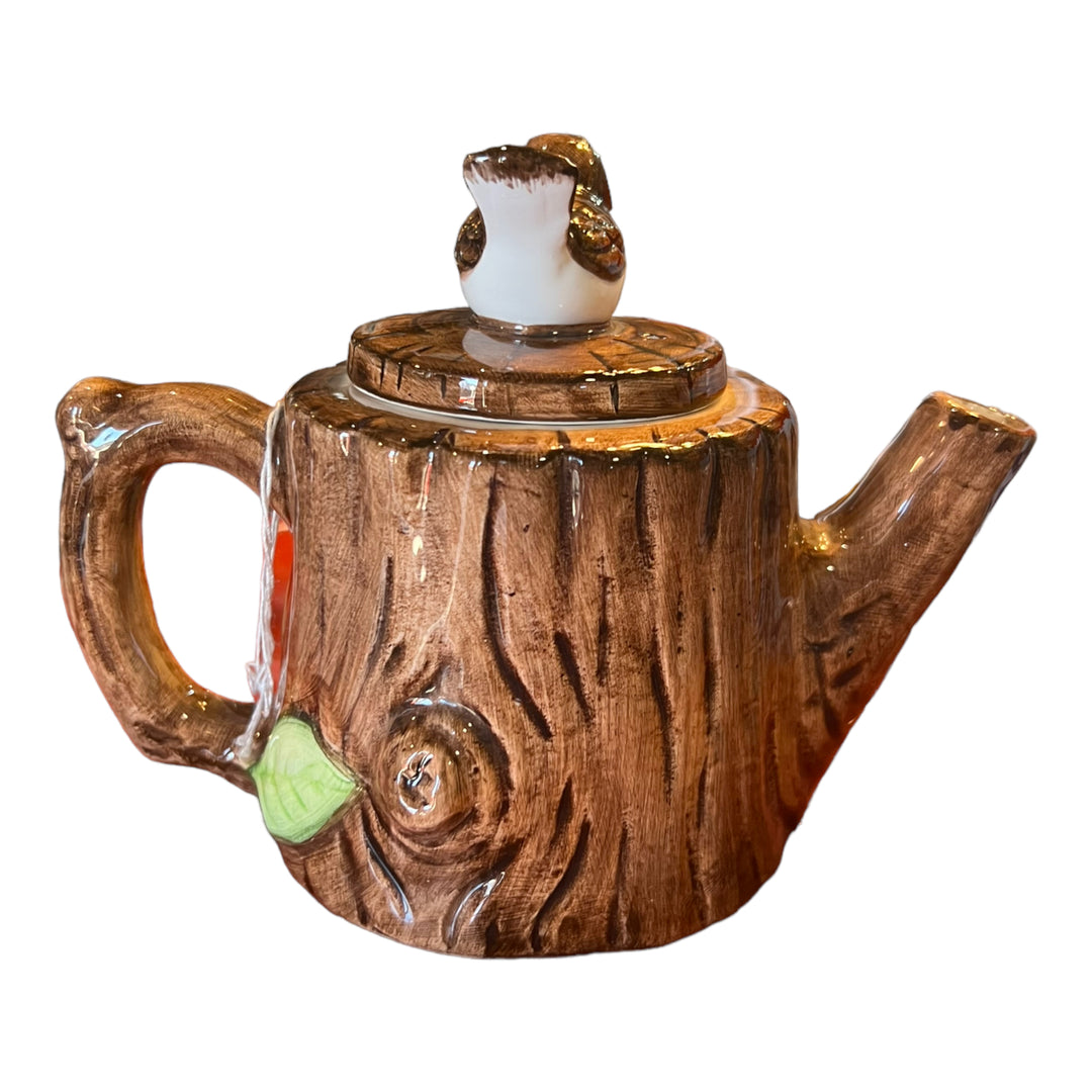 Pots of Fun Log / Bird Teapot