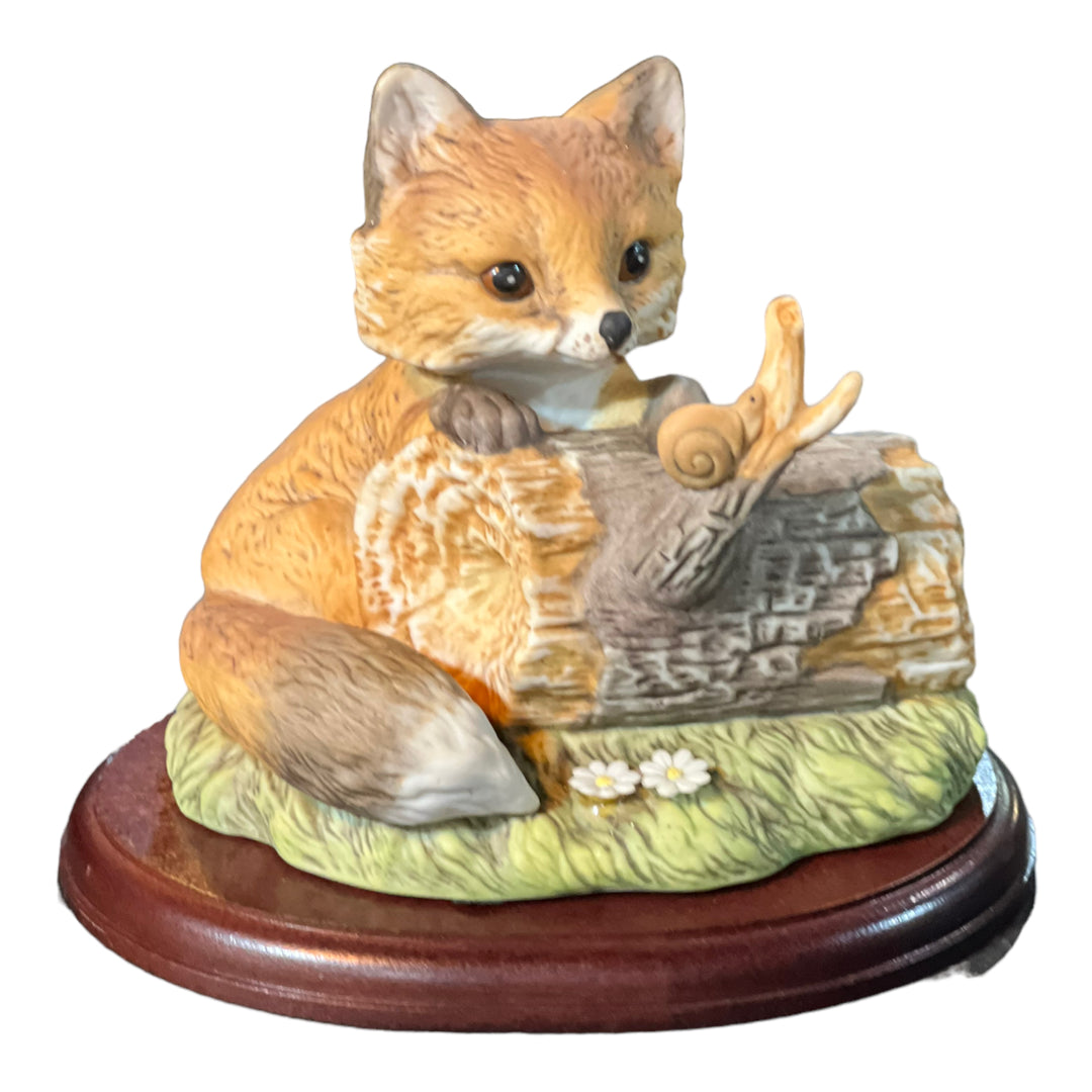 HOMCO Masterpiece Porcelain Baby Fox