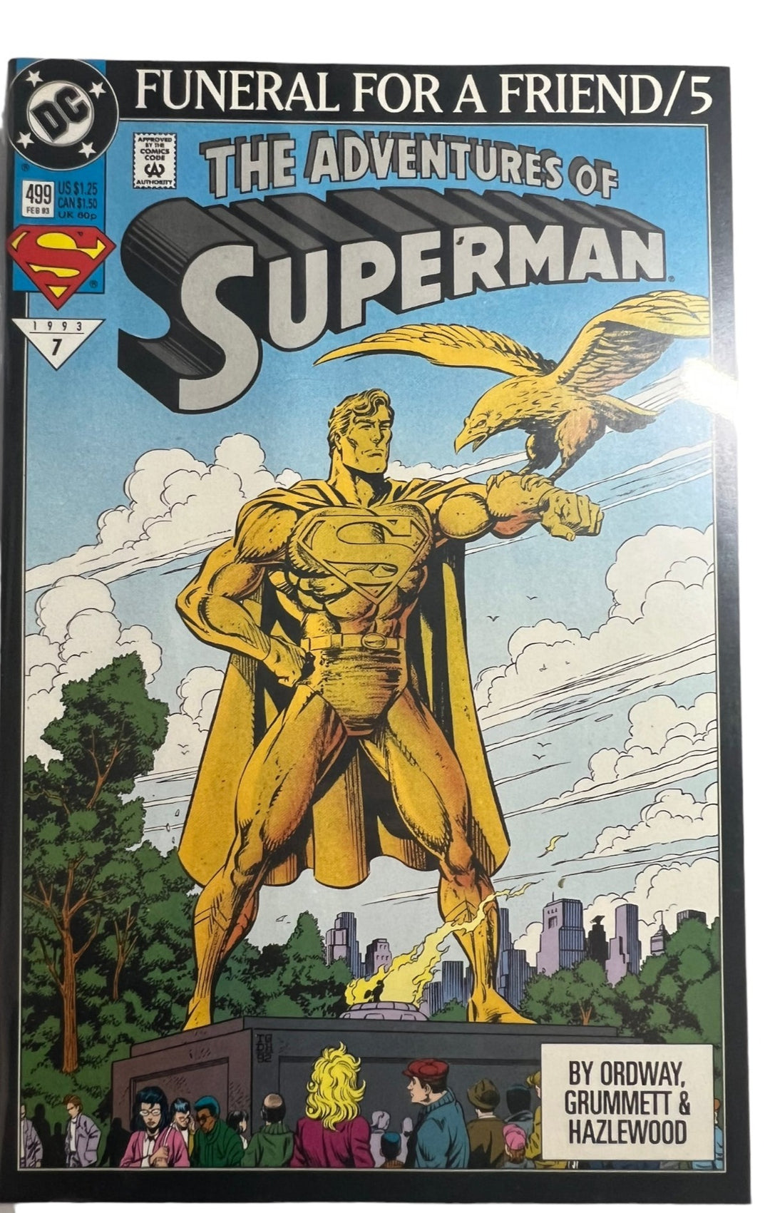 DC Comics The Advertures of Superman #499 Feb 93