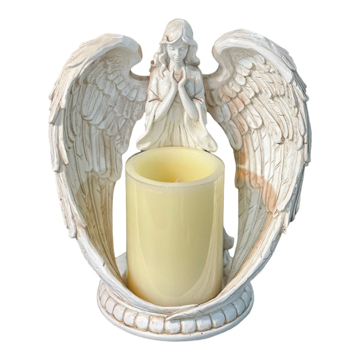 Resin Angel Candleholder