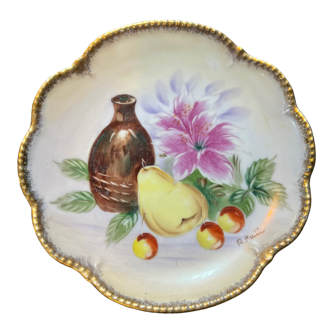 Ceramic Floral / Fruit Decorative Plate