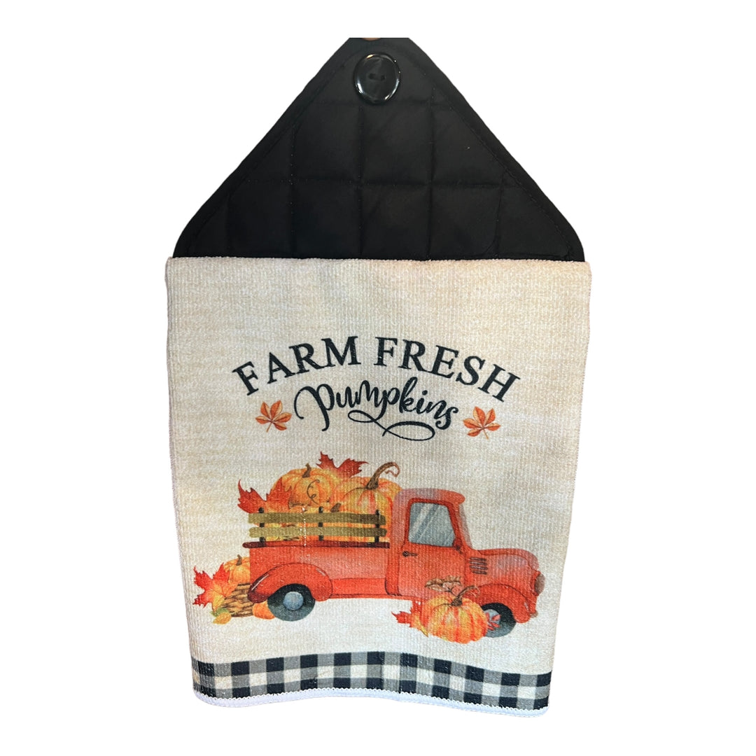 Hanging Kitchen Towel - Farm Fresh Pumpkins