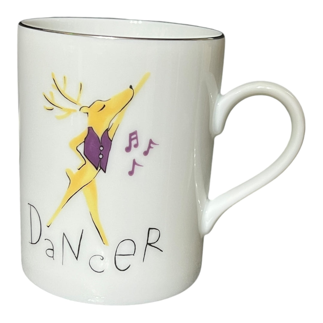 Pottery Barn Reindeer Mug - Dancer