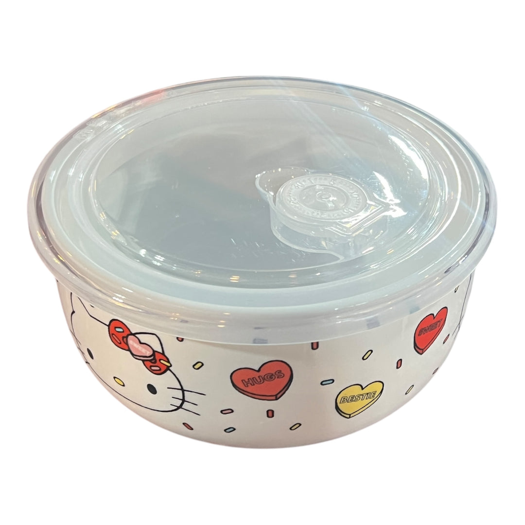 Valentine's Day - Sanri Hello Kitty Covered Bowl Medium