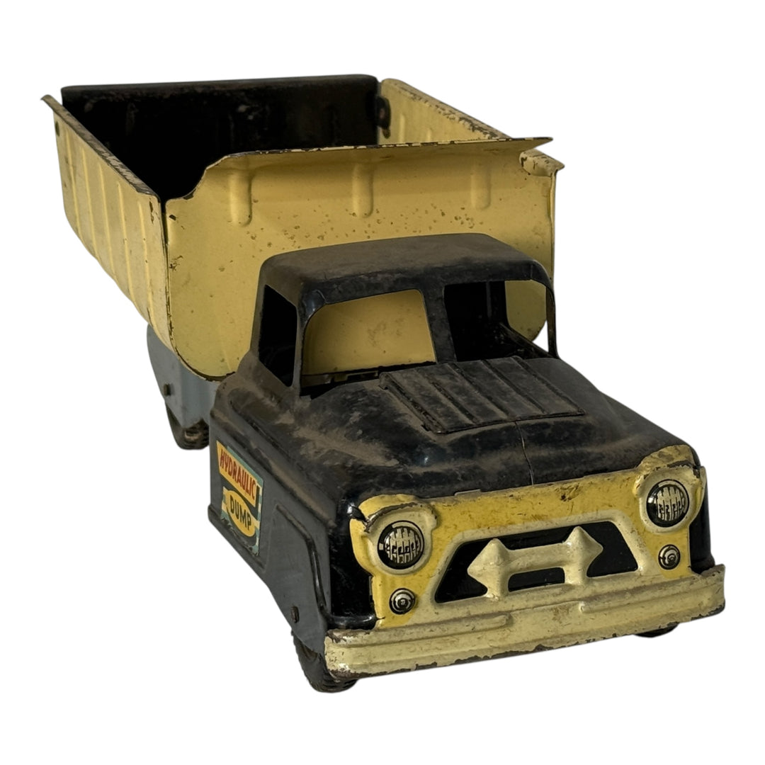Vintage 1950s Louis Marx & Co. Pressed Steel Hydraulic Dump Truck