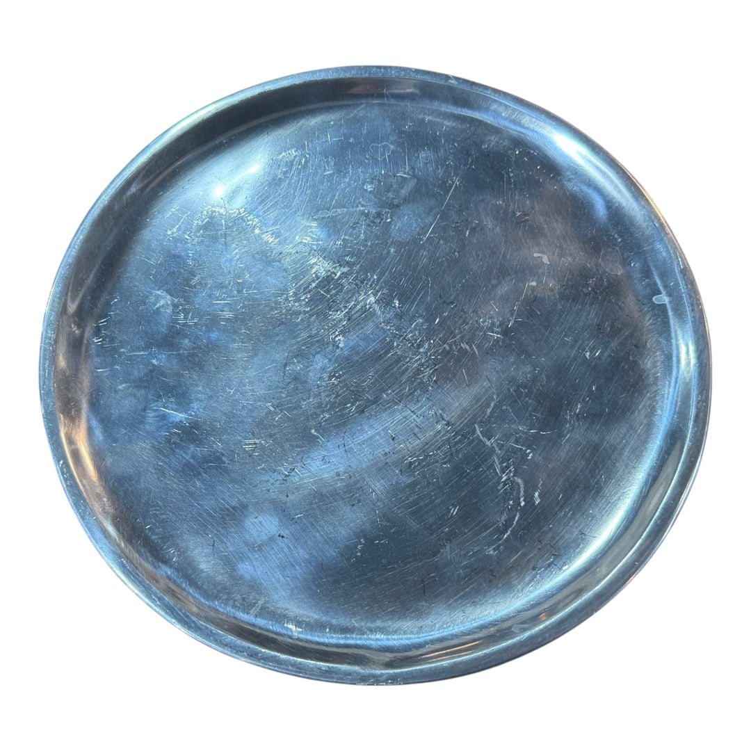 Vintage Nambe 554 Metal Alloy Solid Platter 12" Stamped Numbered