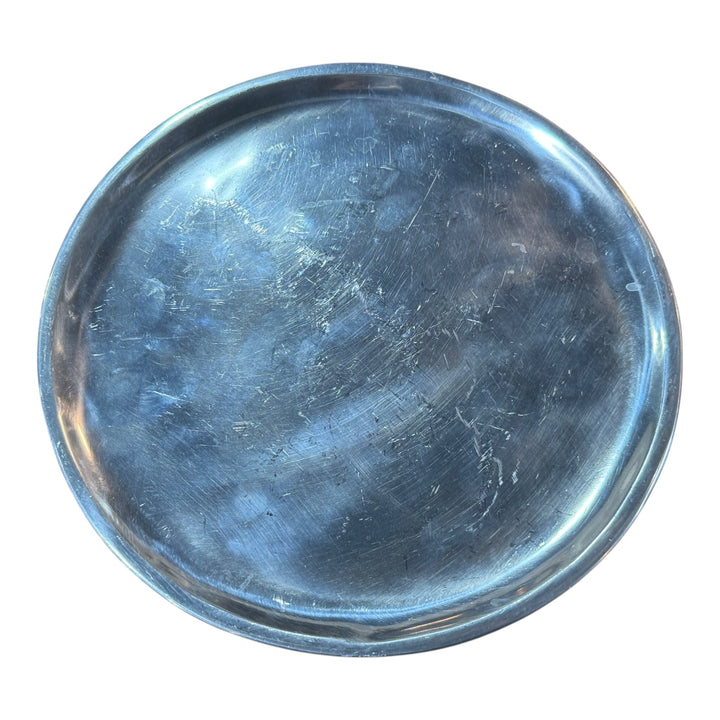 Vintage Nambe 554 Metal Alloy Solid Platter 12" Stamped Numbered