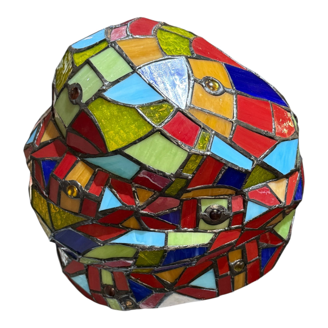 Stained Glass Headwrap Table Lamp