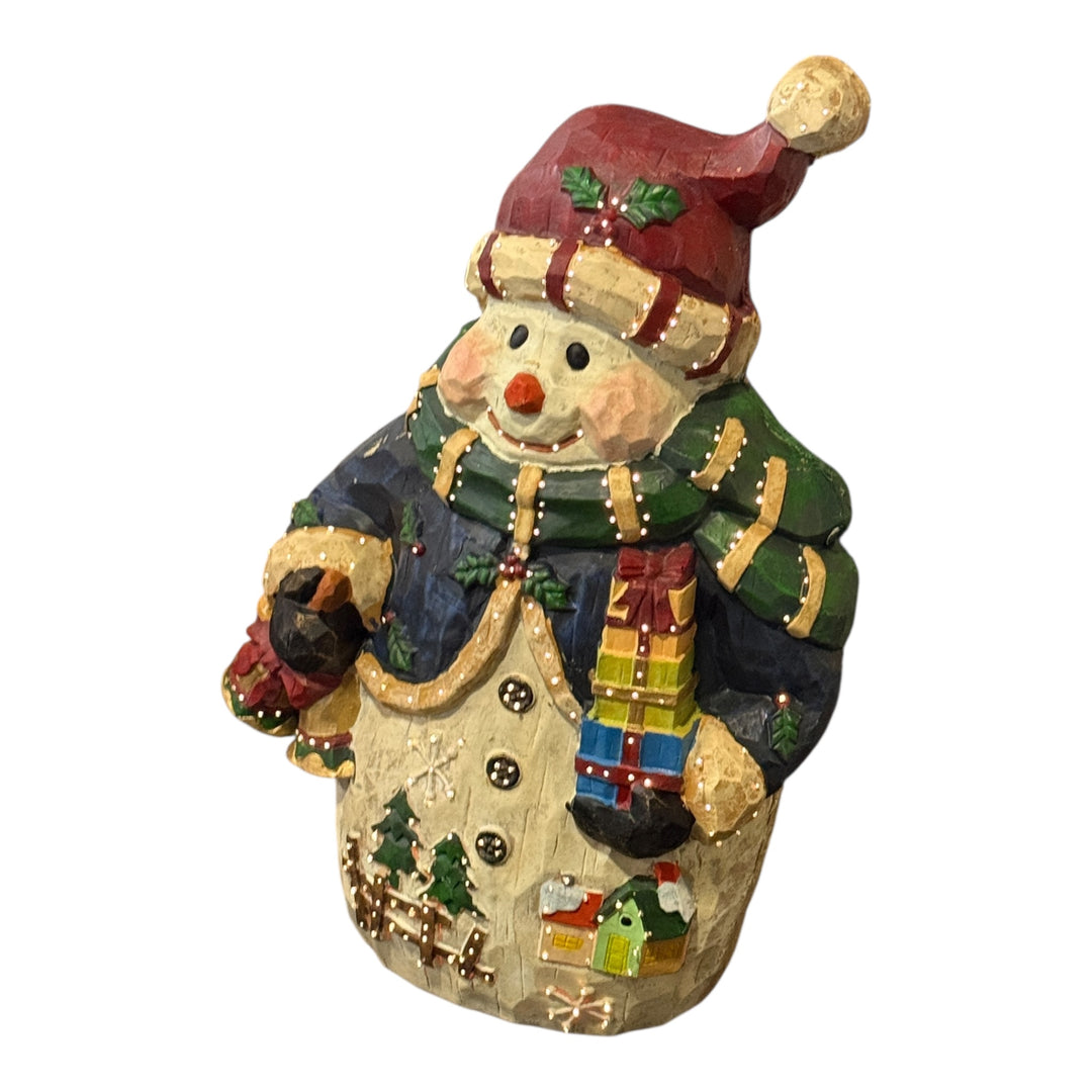 Resin LIght Up Snowman