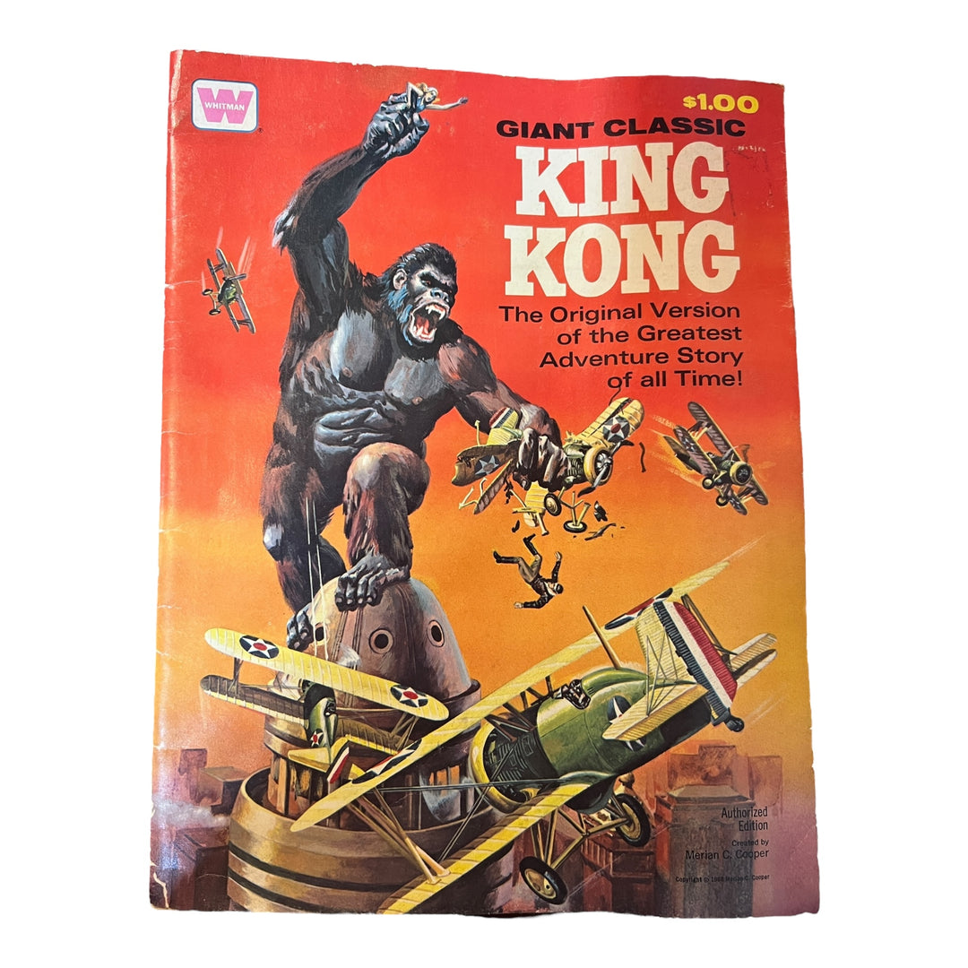 Giant Classic King Kong Whitman 1968 Vintage Comic Book