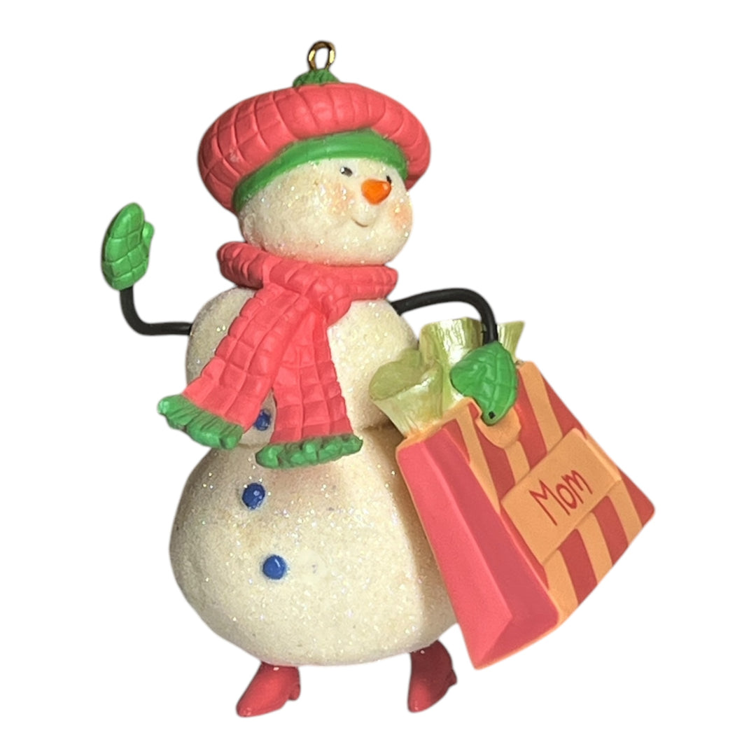 Hallmark Ornament (No Box) - Snowman Mom