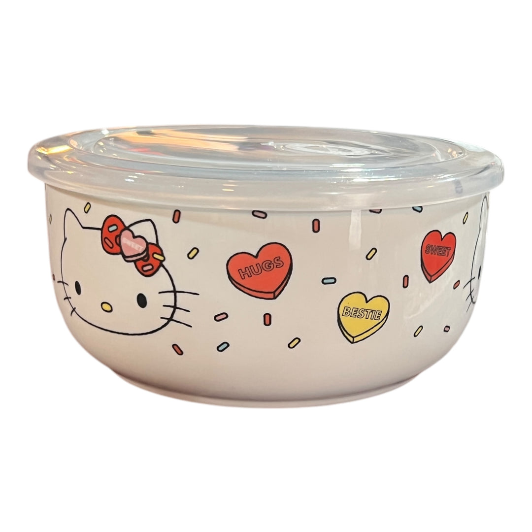 Valentine's Day - Sanri Hello Kitty Covered Bowl Medium