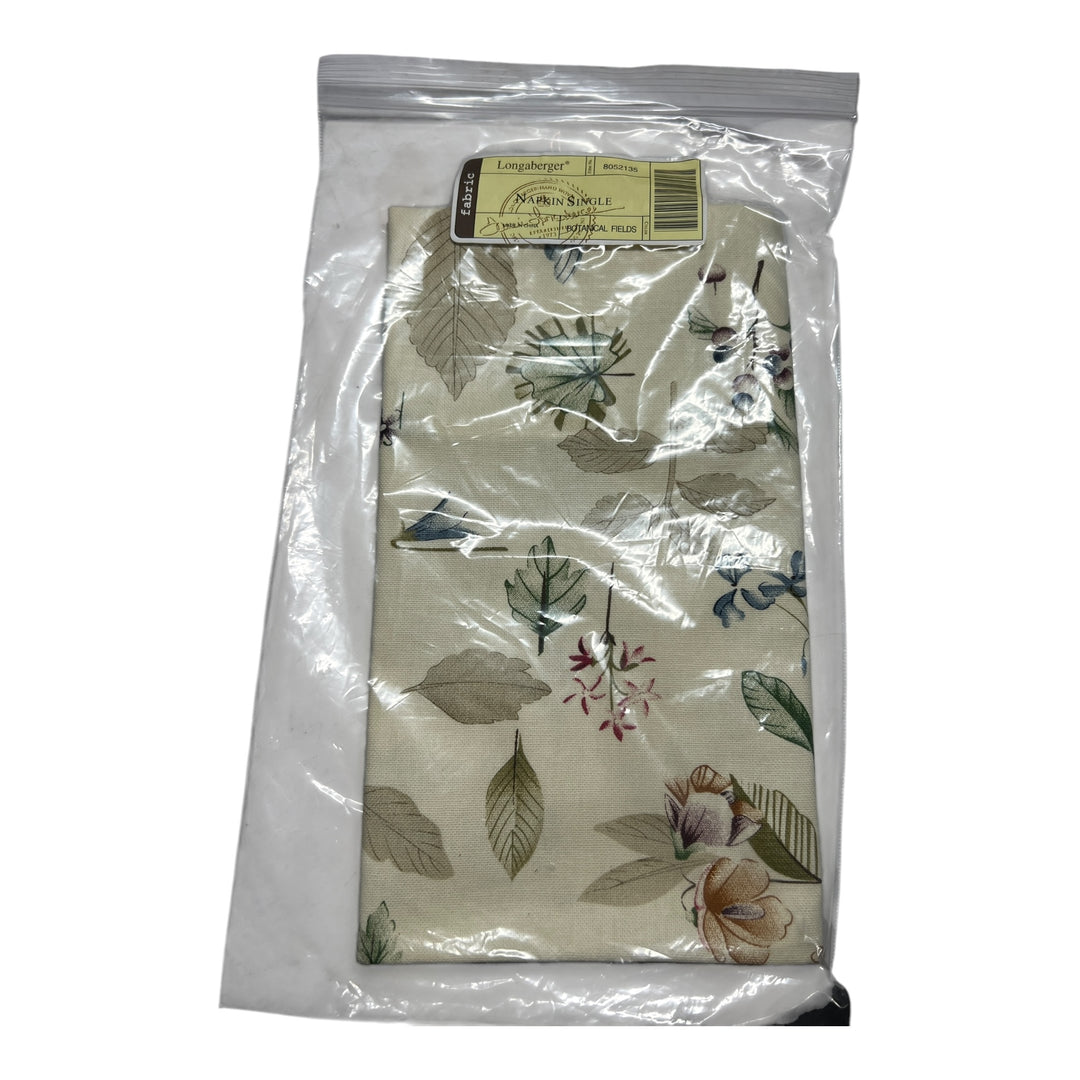 Longaberger Botanical Fields Single Napkin New