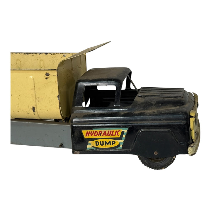 Vintage 1950s Louis Marx & Co. Pressed Steel Hydraulic Dump Truck