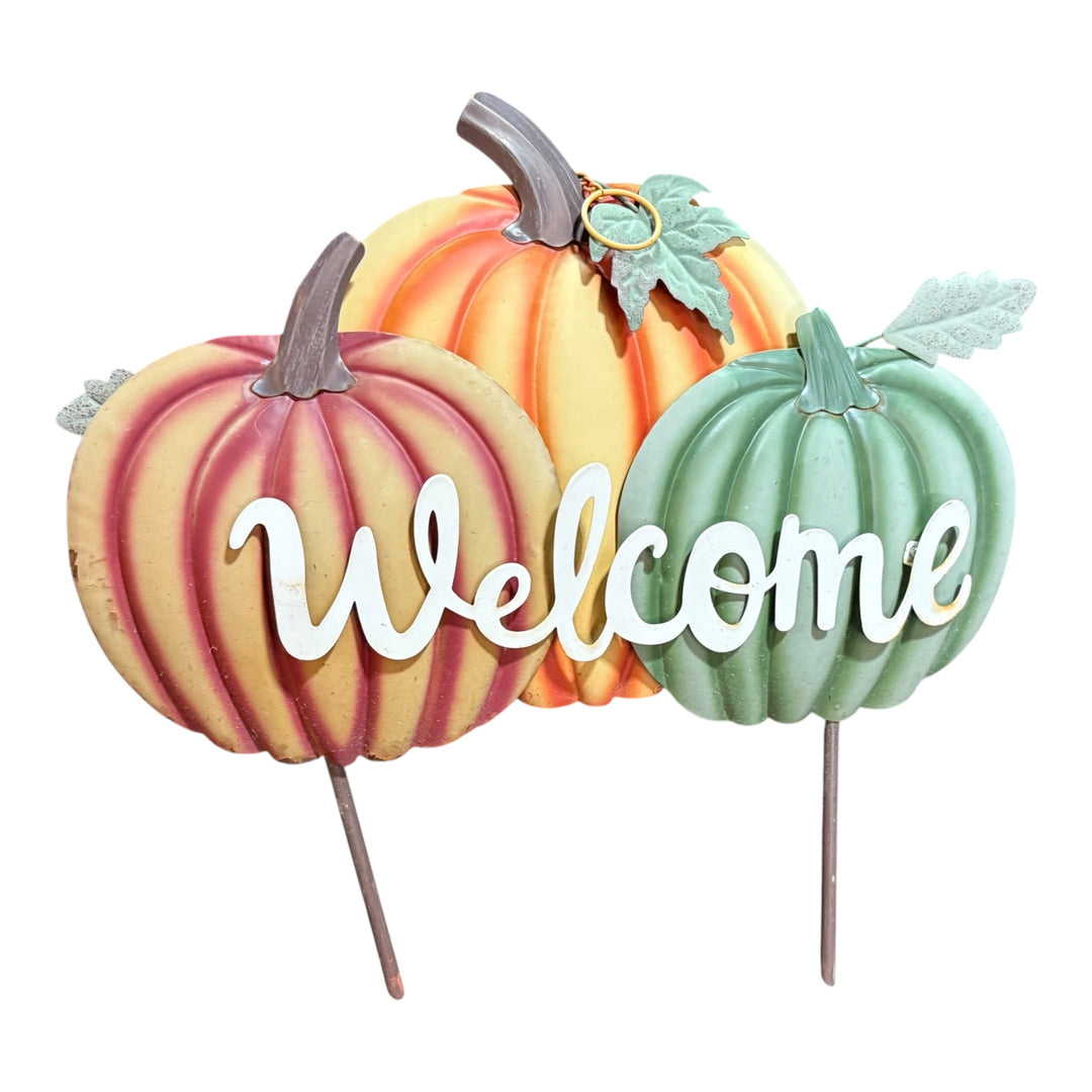 Metal Jack O Lantern Stake / Sign