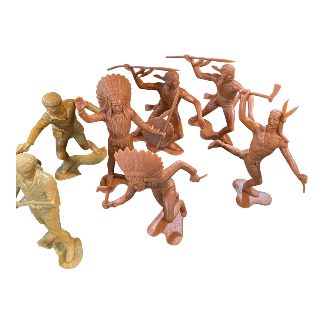 1964 Marx Native American / Cowboy Figures