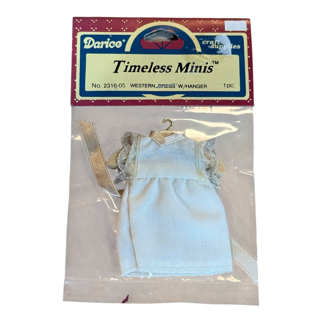 Dollhouse - Western Dress/Hanger