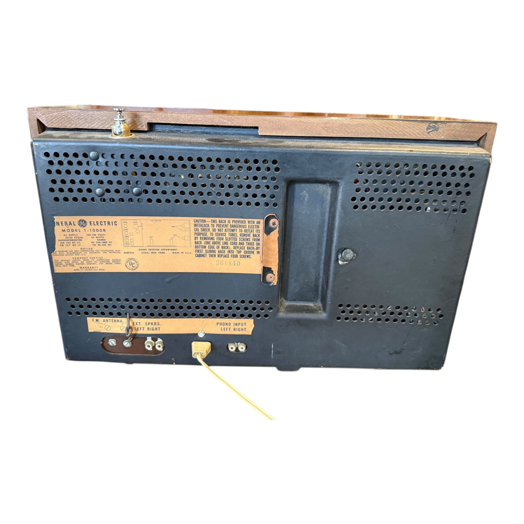 Vintage MCM 1960s General Electric T-1000B Stereo AM FM Radio