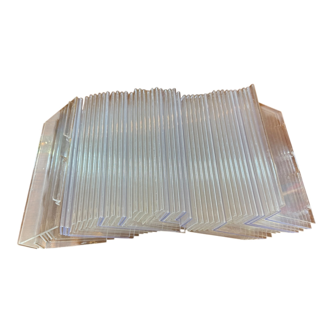 Shoe Shelf Display Clear for Slat Wall Lot - 45 Pieces
