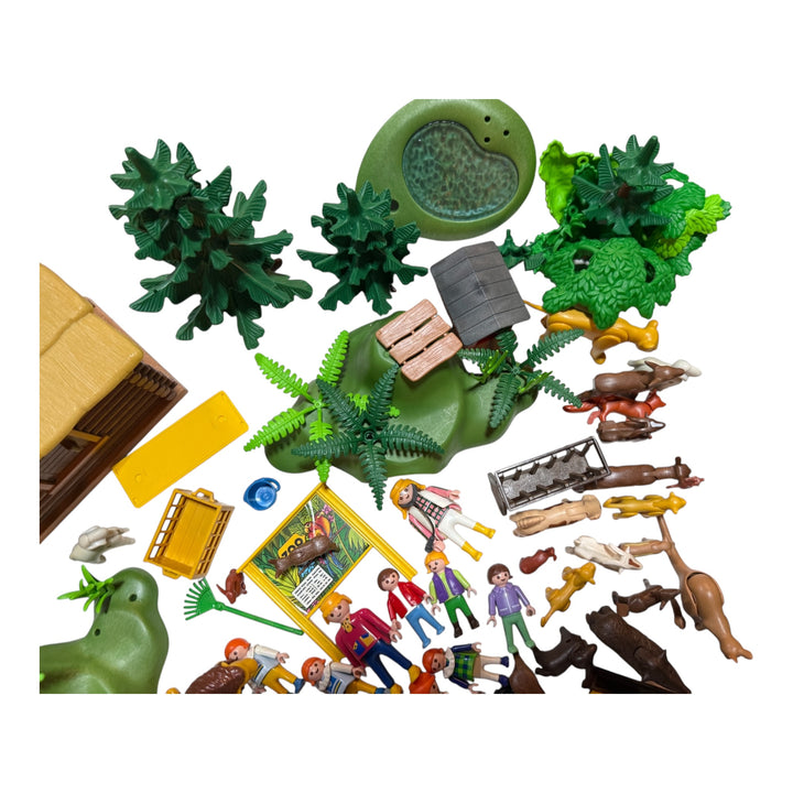 Vintage Playmobil 3638 Children's Petting Zoo Plus Extra