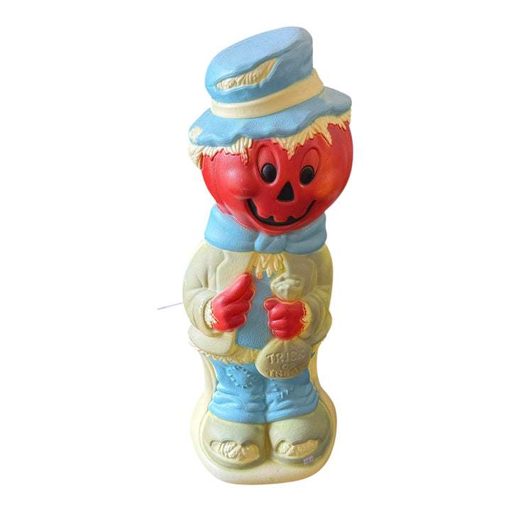 33” Tall Scarecrow Jack-O-Lantern Blow Mold  PICKUP ONLY