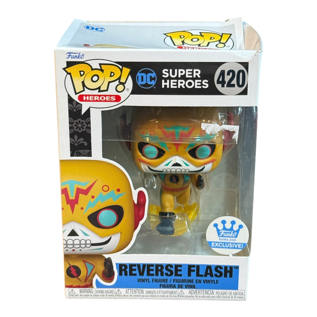 Funko Pop - DC Super Heroes Reverse Flash #420  Funko Exclusive