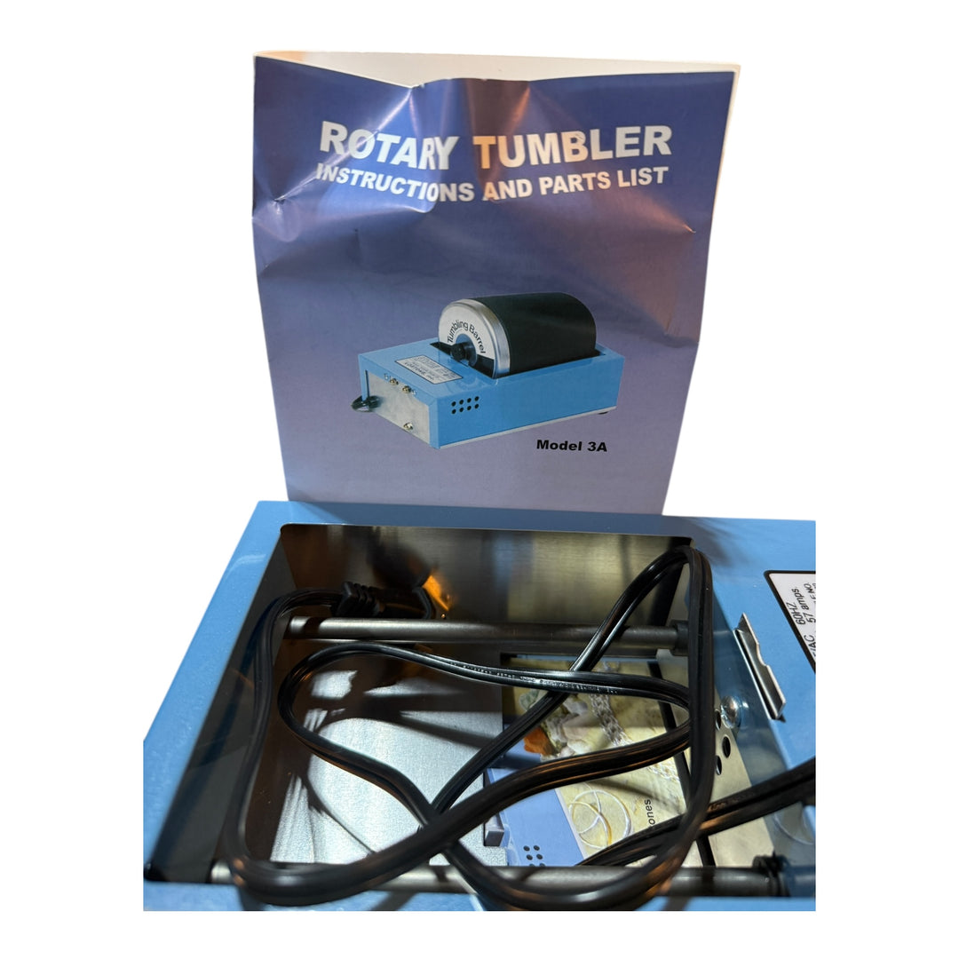 Lortone Model 3A Rotary Rock Tumbler 115/AC 36 Watts 60HZ W/Single Barrel