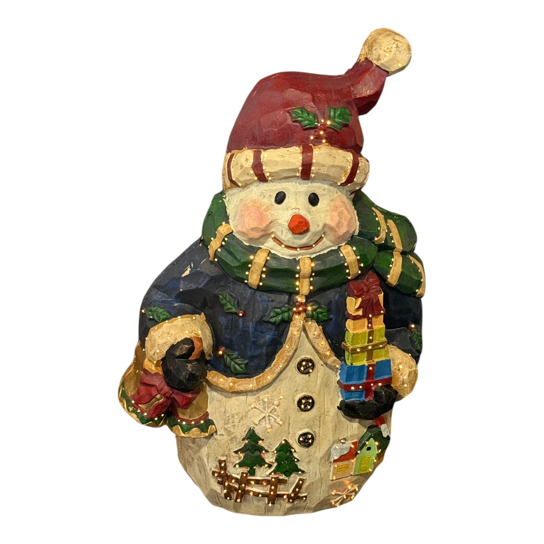 Resin LIght Up Snowman