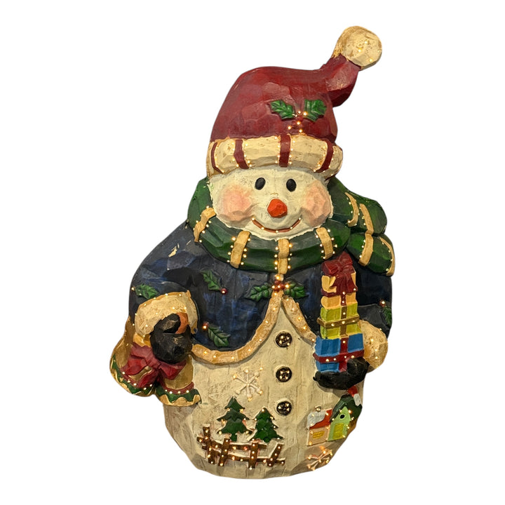 Resin LIght Up Snowman