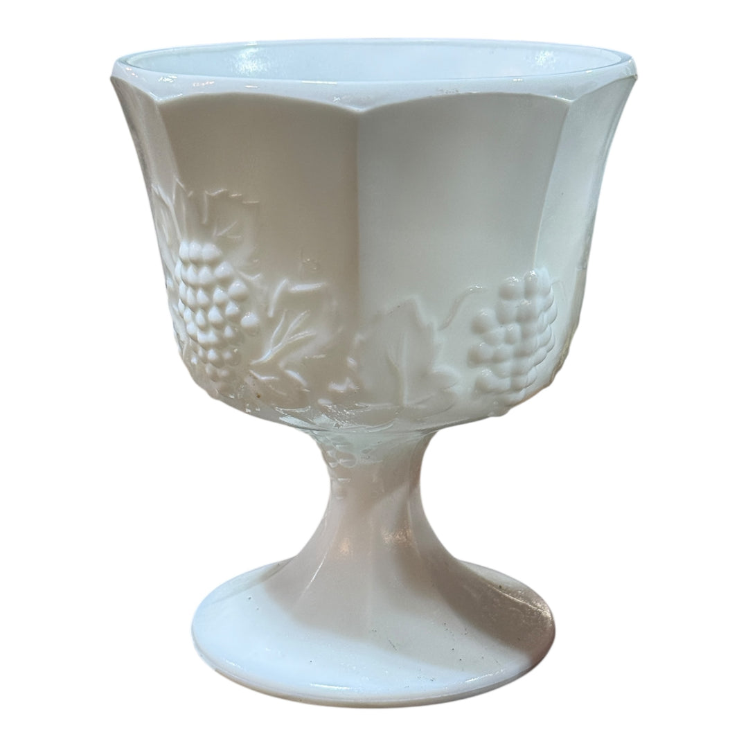 Indiana Glass Colony Harvest Milk Glass Compote