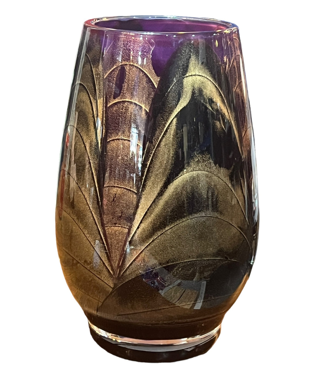 Northern Lights Esque Canlde Holder / Vase