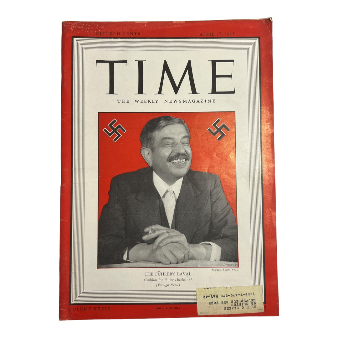 Time Magazine - April 27, 1942 The Fuhrer's Laval