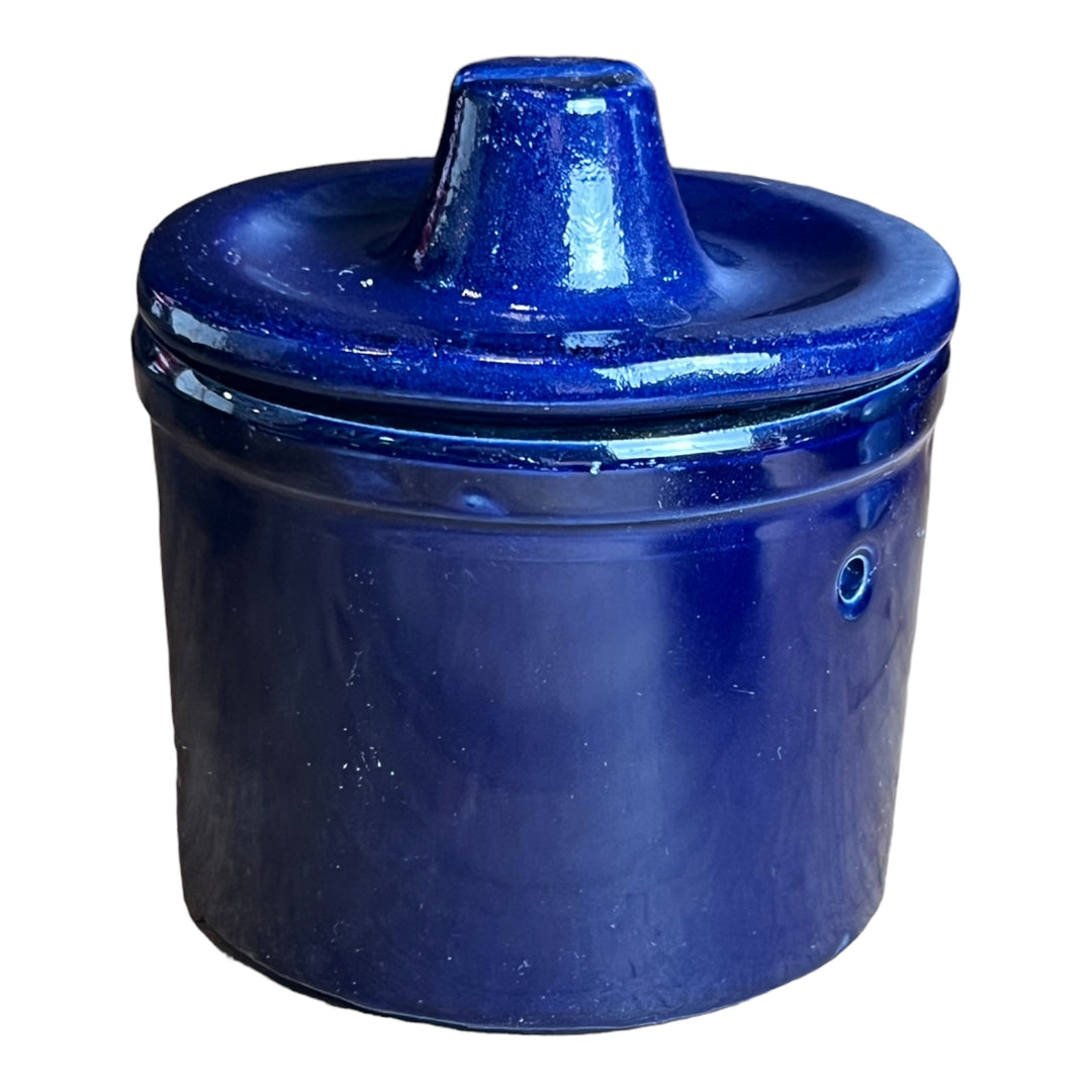 Small Blue Crock