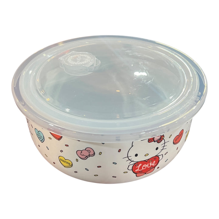 Valentine's Day - Sanri Hello Kitty Covered Bowl Large