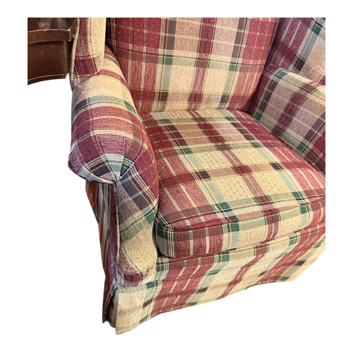 Broyhill Plaid Chair - PICKUP ONLY