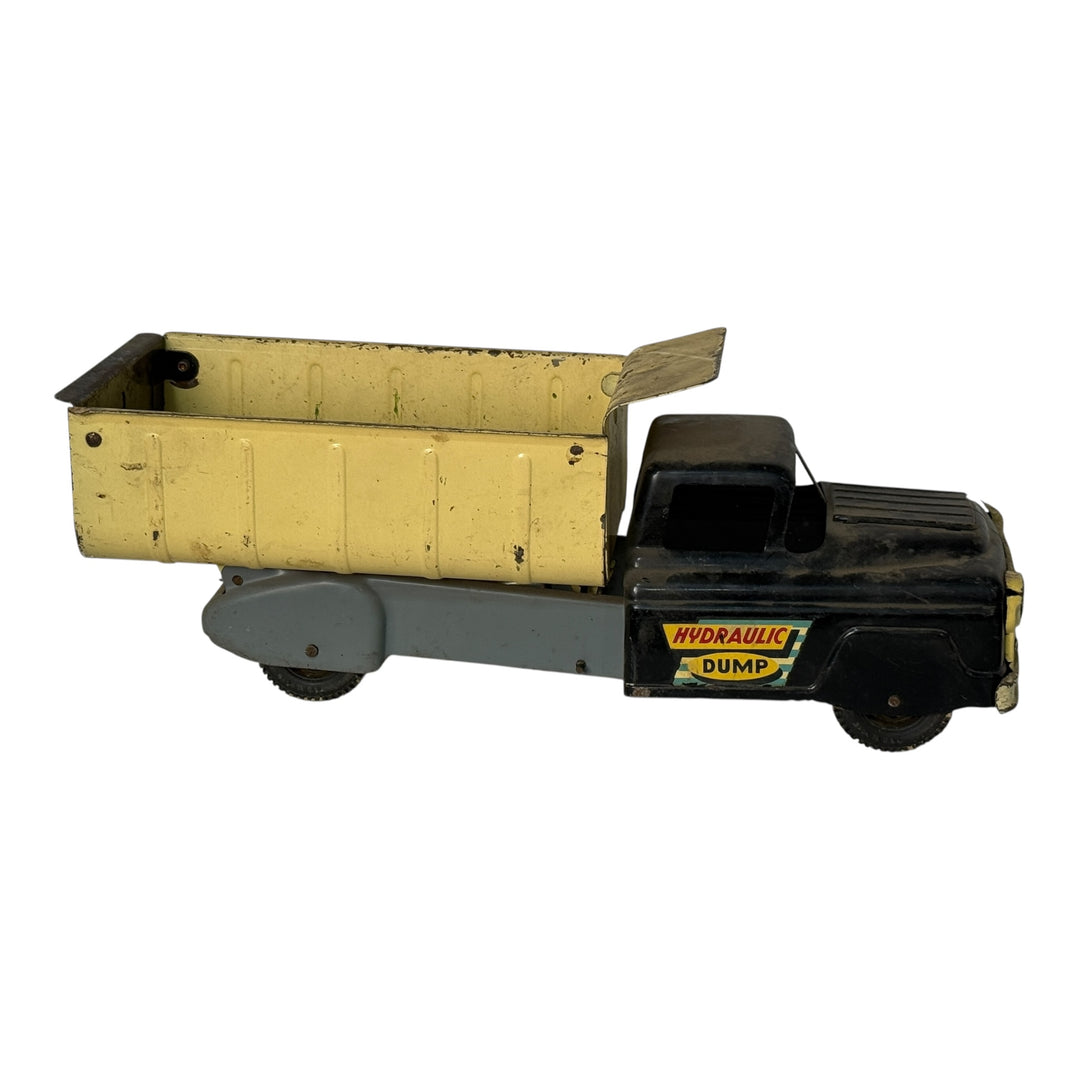 Vintage 1950s Louis Marx & Co. Pressed Steel Hydraulic Dump Truck
