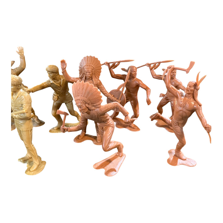 1964 Marx Native American / Cowboy Figures