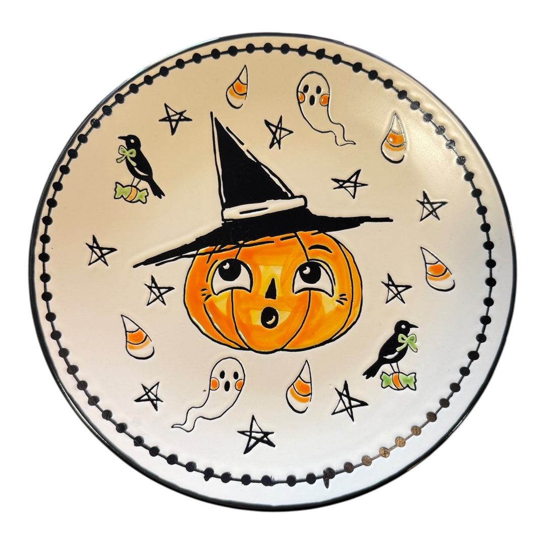 Eli & Ana Halloween Plate  10.5"